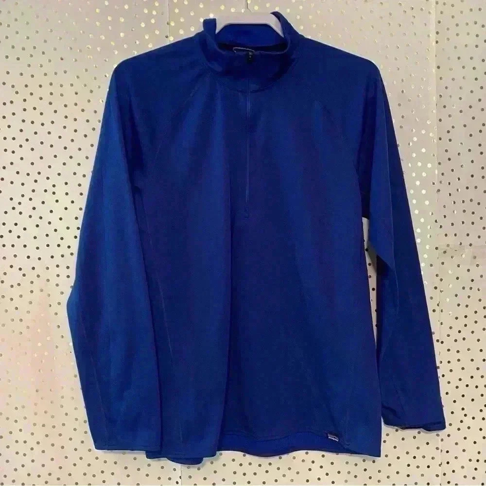 Patagonia Blue Quarter Zip Sweater